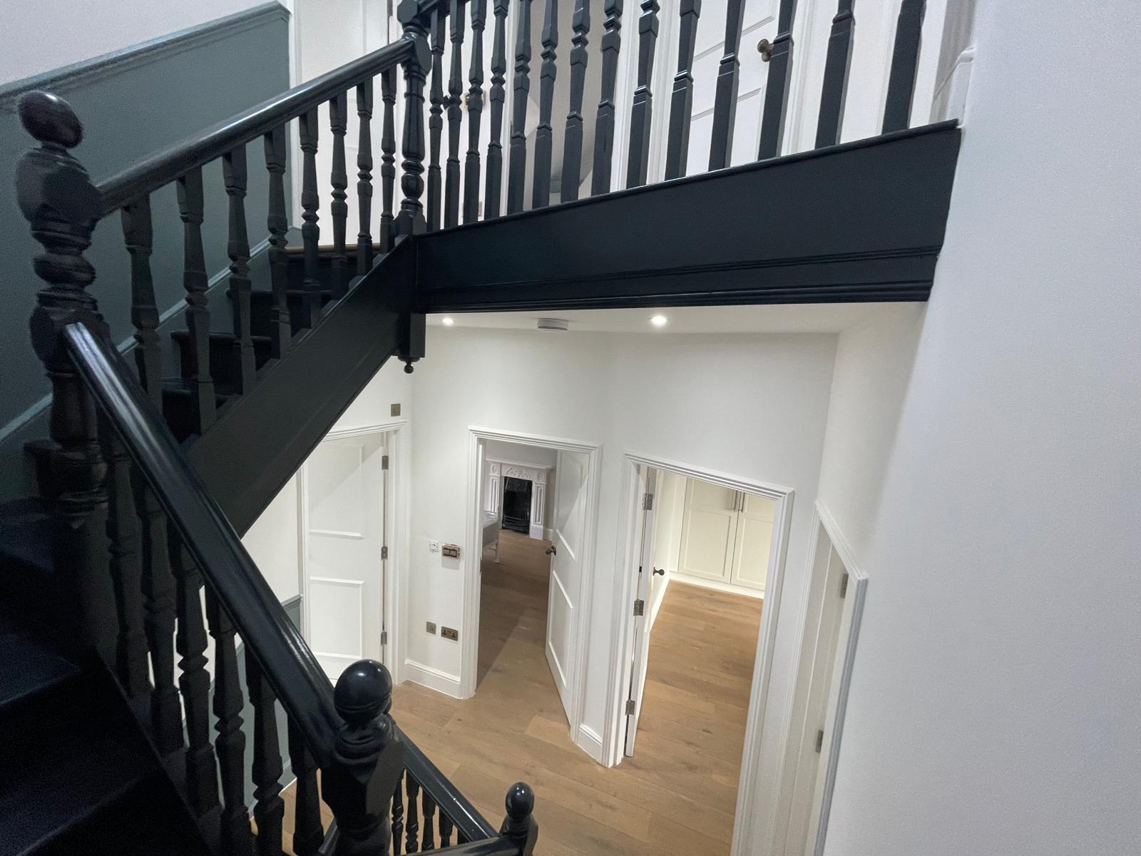 Loft staircase and landing — Suddeco Homes project archive